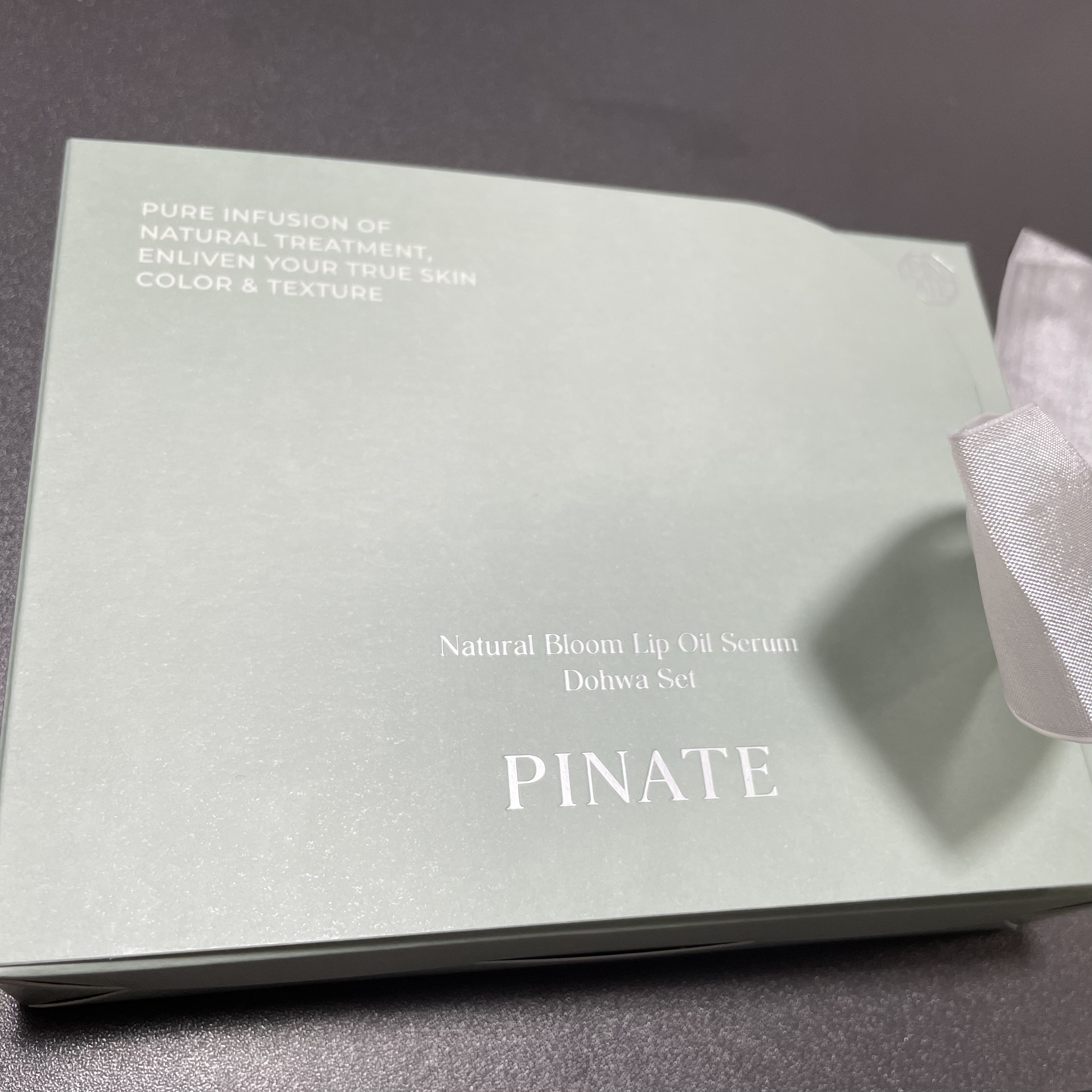 ナチュラルブルームリップオイルセラム 3色セット/PINATE/リップグロスを使ったクチコミ（1枚目）