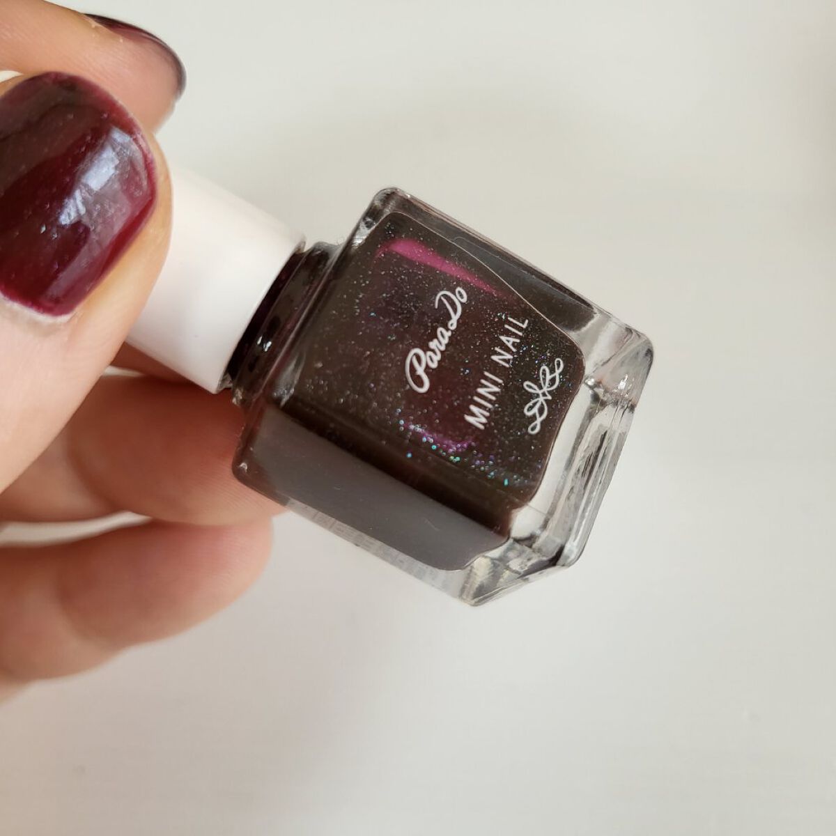 ミニネイル RD10 フローズンベリー/パラドゥ/マニキュアを使ったクチコミ（2枚目）