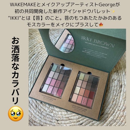 ソフトブラーリングアイパレット/wakemake/アイシャドウパレットを使ったクチコミ(3枚目)