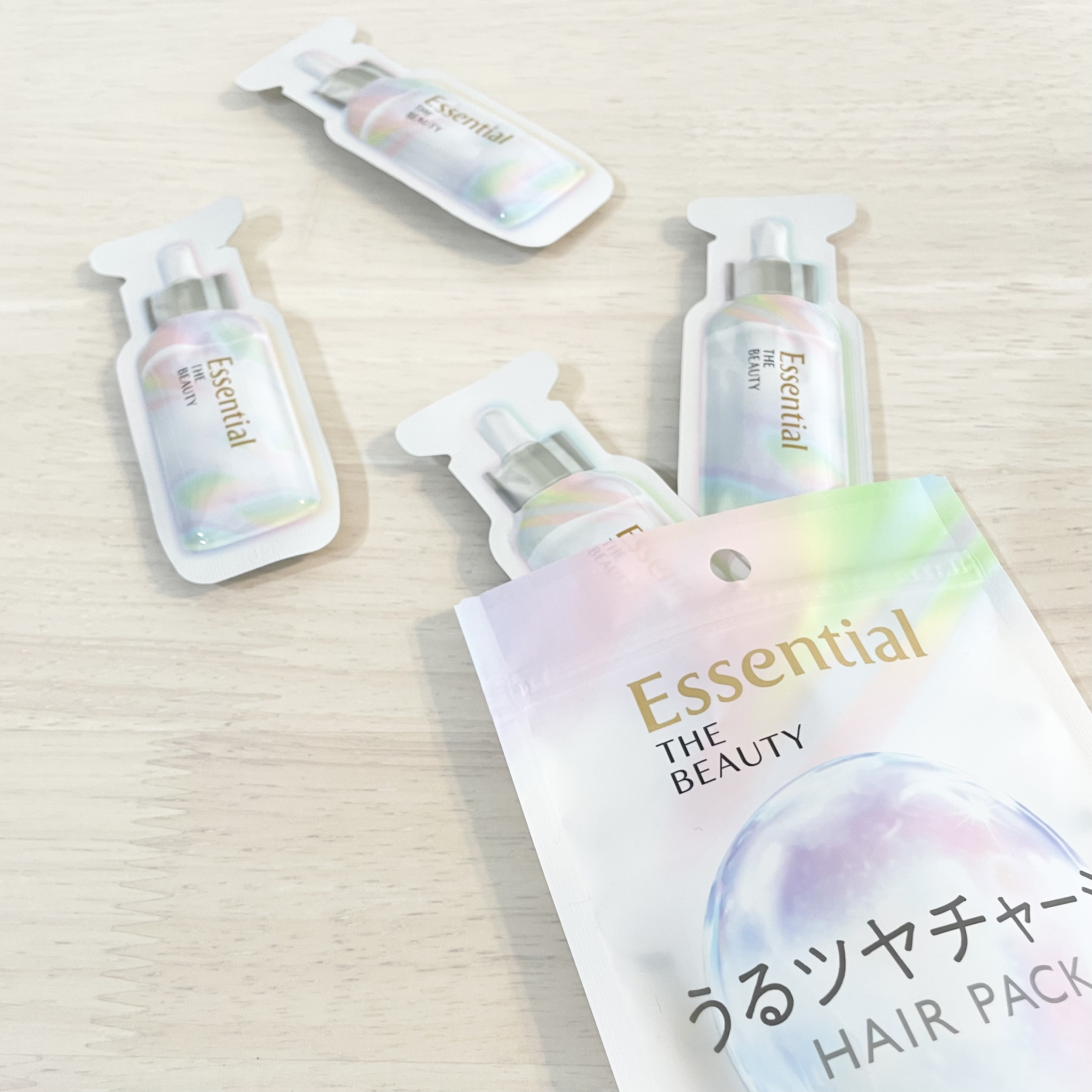 ザビューティ うるツヤチャージヘアパック/エッセンシャル/ヘアマスク・ヘアパックを使ったクチコミ（2枚目）