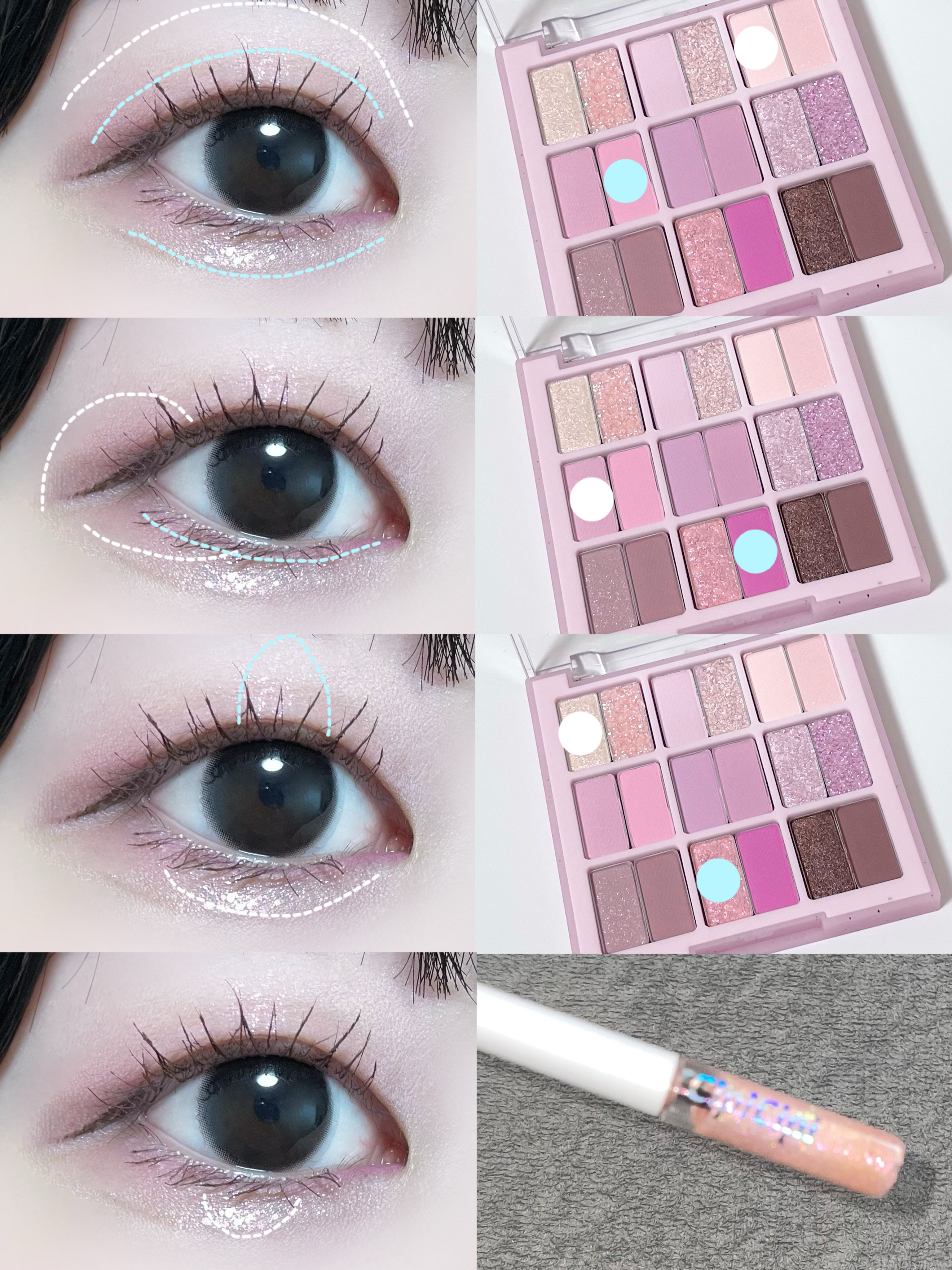 シャドウパレット/dasique/アイシャドウパレットを使ったクチコミ（3枚目）