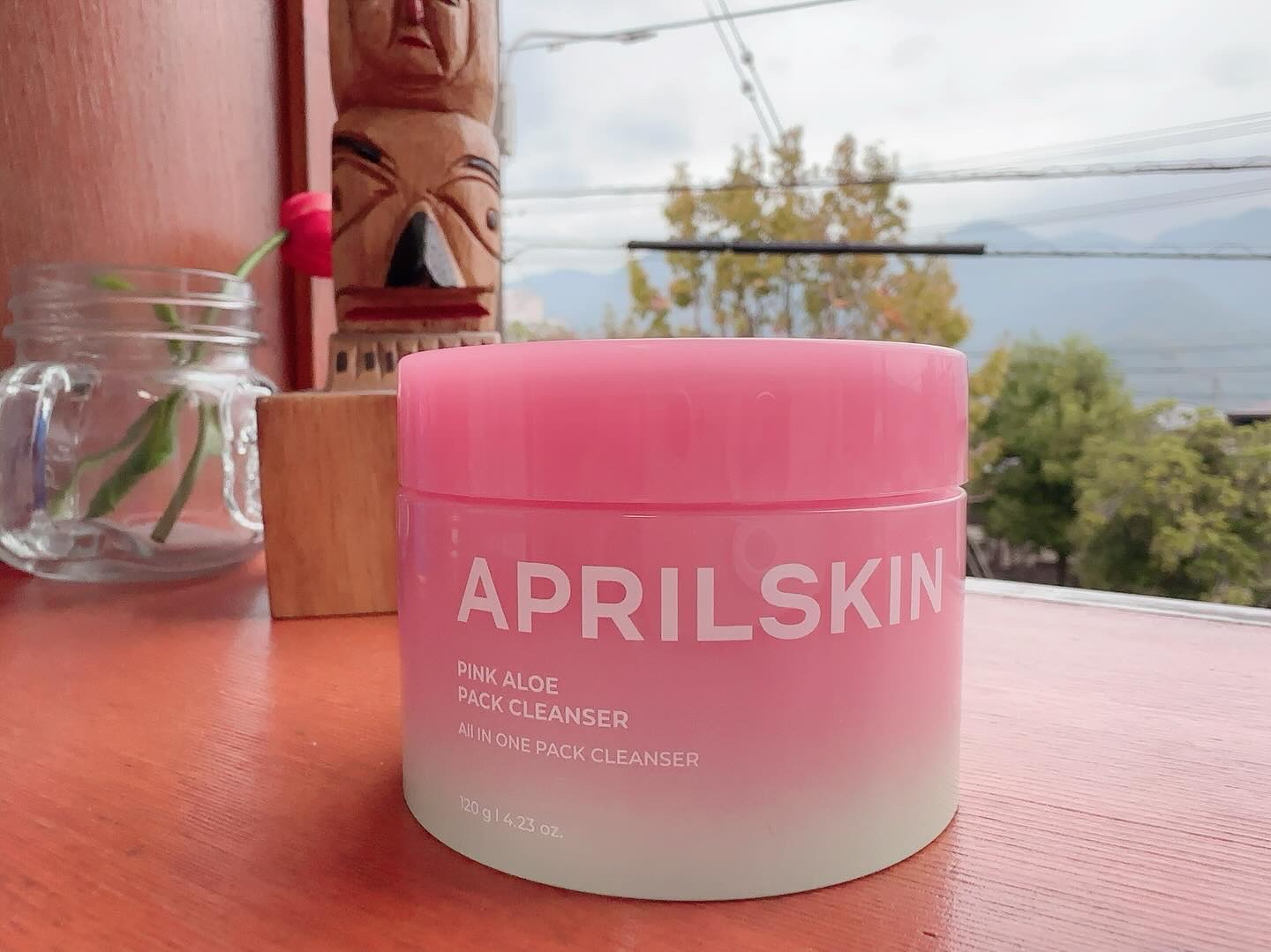 ピンクアロエメレンゲクレンザー/APRILSKIN/その他洗顔料を使ったクチコミ（1枚目）