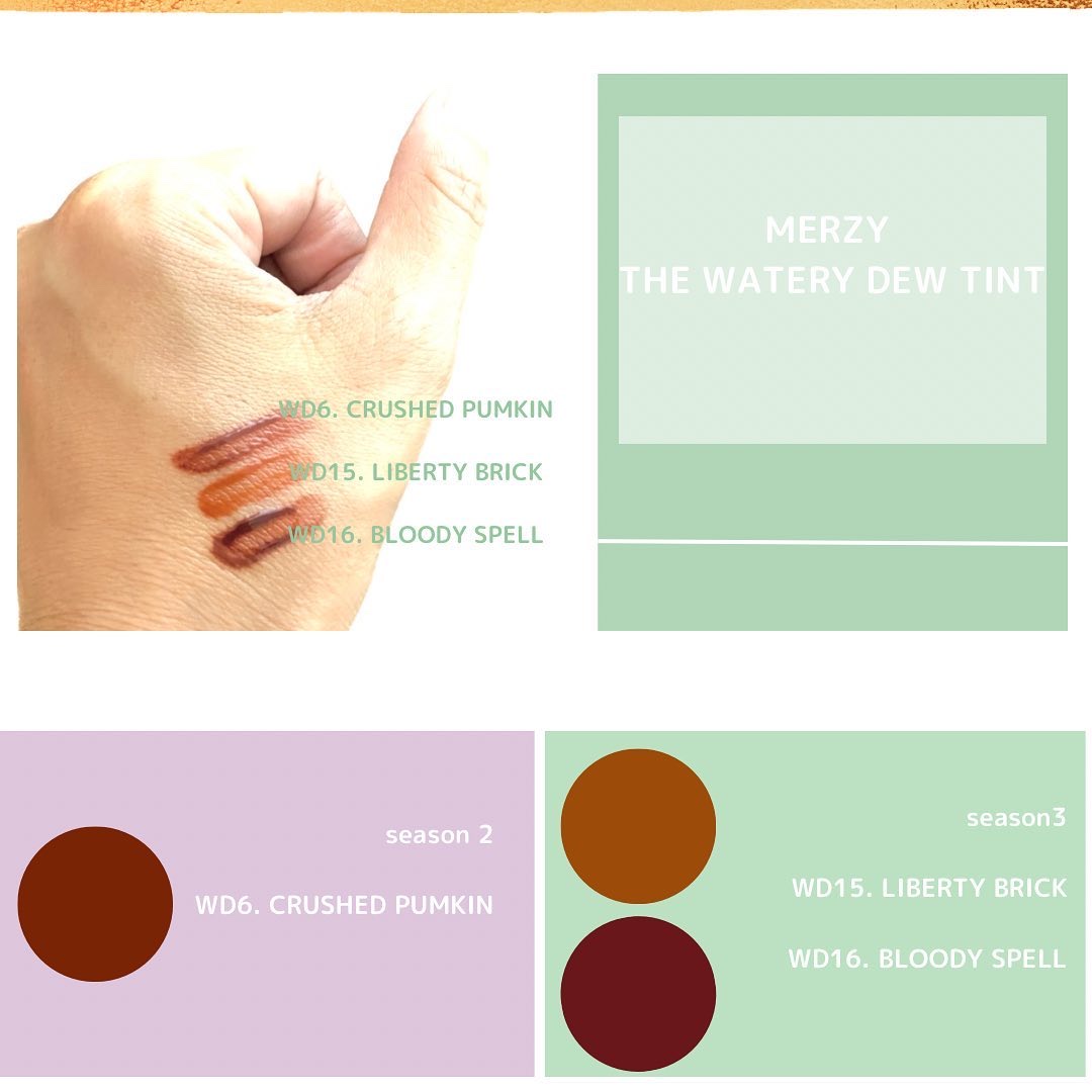 ザ ウォータリーデューティント/MERZY/リップティントを使ったクチコミ（3枚目）