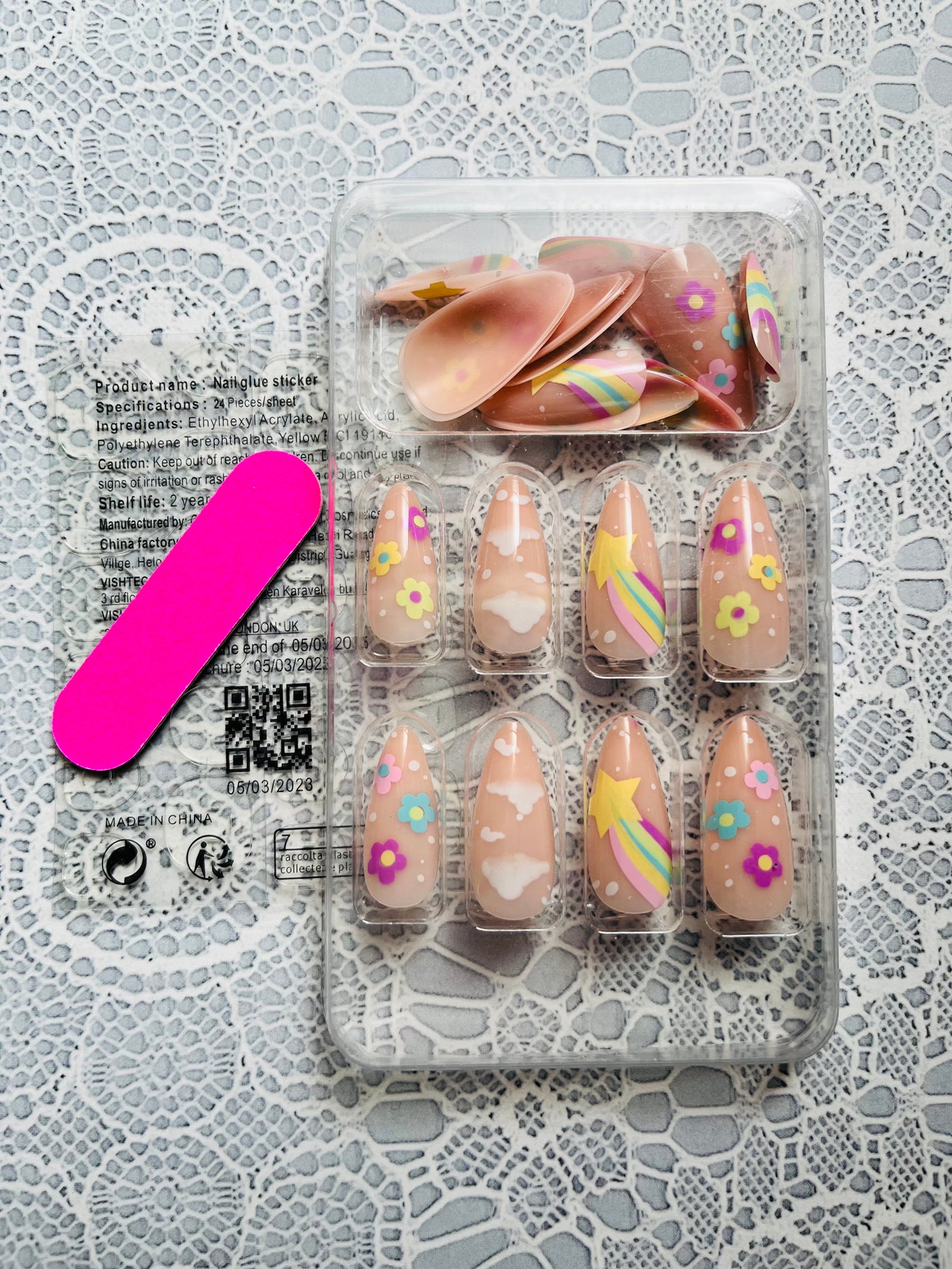 ネイルチップ/SHEIN/ネイルチップ・パーツを使ったクチコミ(4枚目)