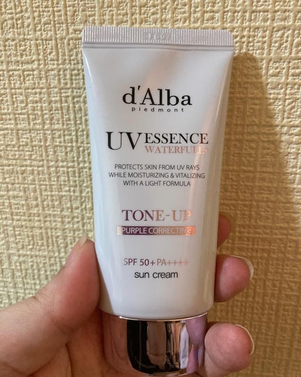ダルバ ウォータフル トーンアップ サンクリーム(パープル)/ダルバ/日焼け止めクリームを使ったクチコミ(2枚目)