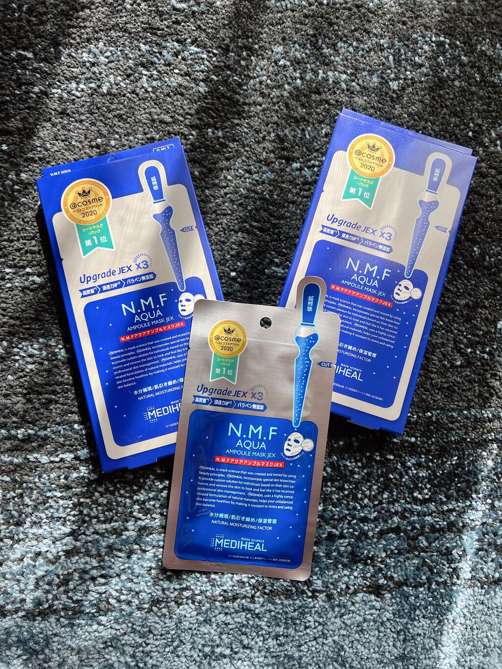 N.M.FアクアアンプルマスクJEX/MEDIHEAL/シートマスク・パックを使ったクチコミ(1枚目)