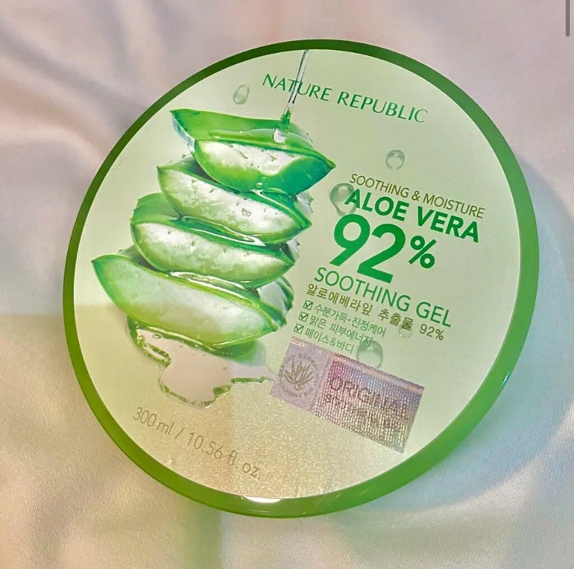 マイルド&モイスチャーアロエジェル/ネイチャーリパブリック/ボディローションを使ったクチコミ(1枚目)