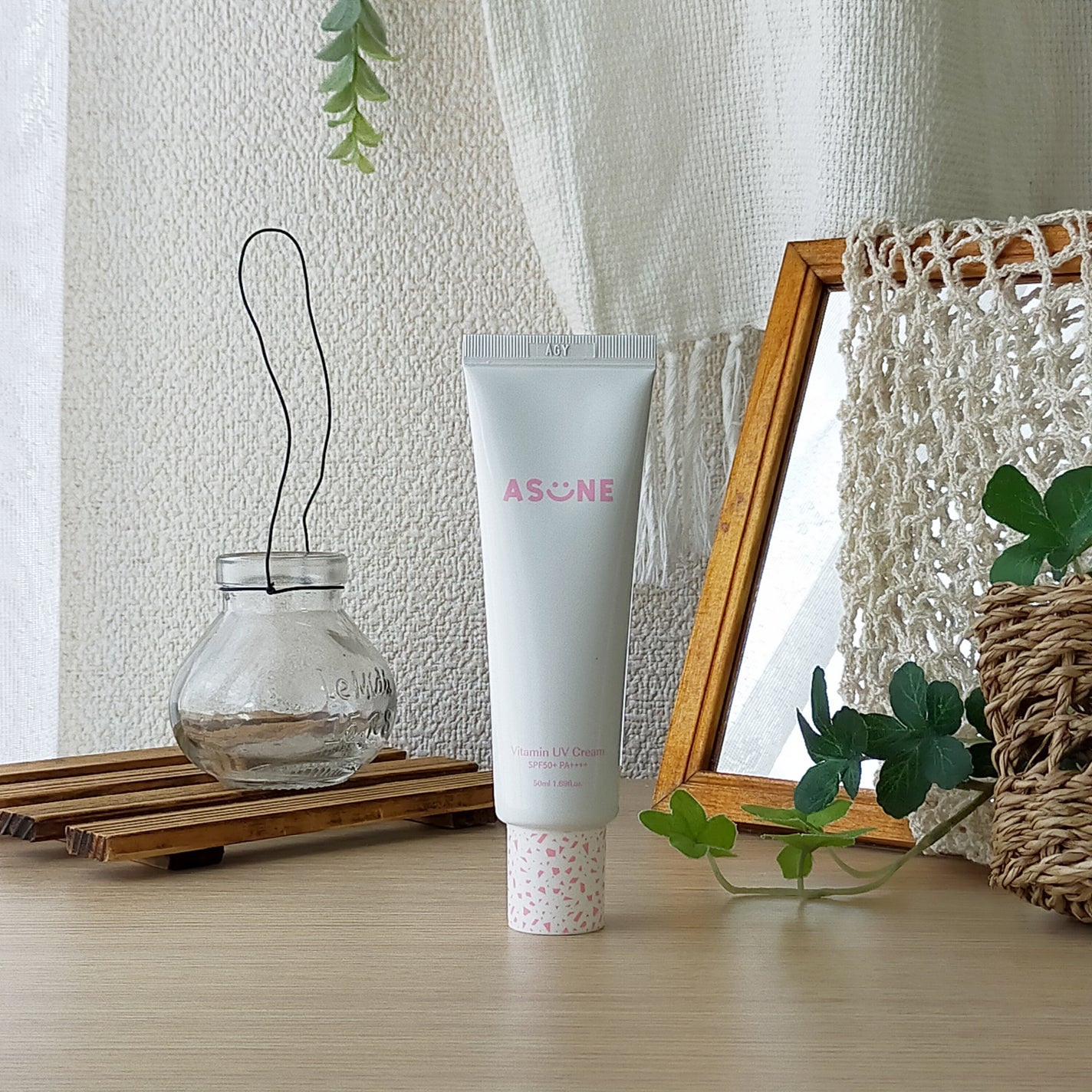 ビタミン UVクリーム/ASUNE /日焼け止めクリームを使ったクチコミ(4枚目)