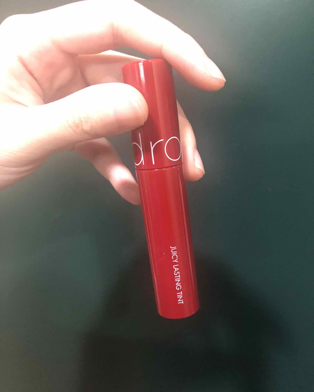 ジューシーラスティングティント/rom&nd/リップティントを使ったクチコミ（2枚目）