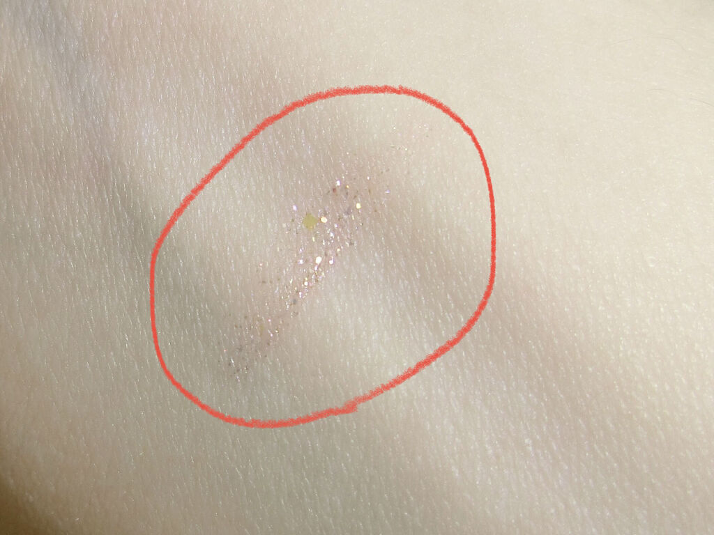 シュガー トゥインクル リキッド グリッター/PERIPERA/グリッターを使ったクチコミ（3枚目）