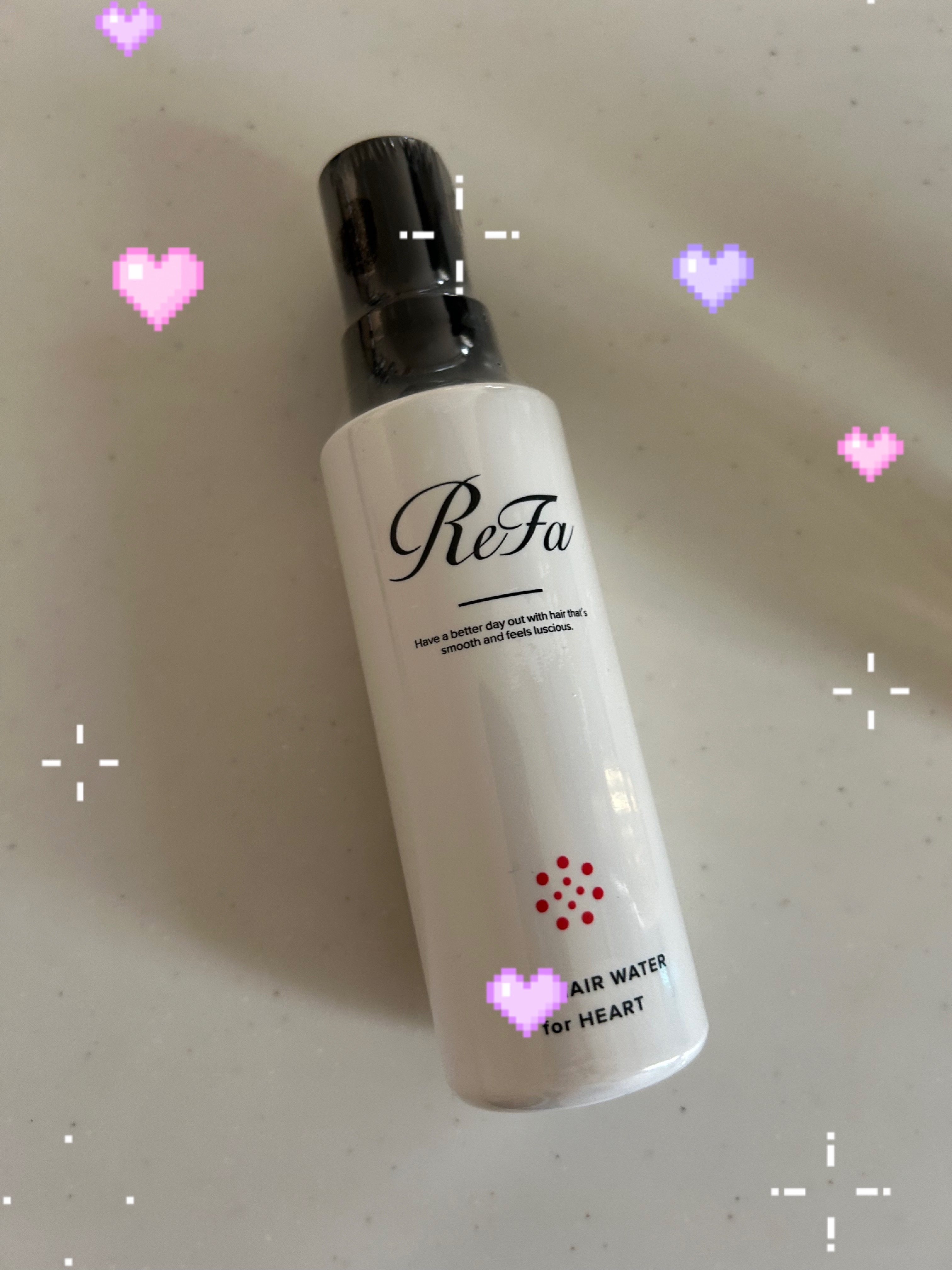 ヘアウォーターフォーハート/ReFa/ヘアミストを使ったクチコミ（1枚目）