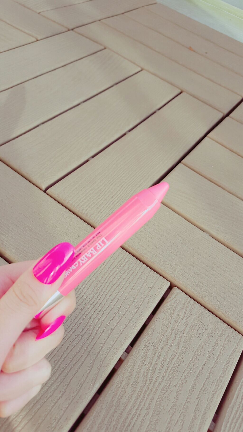 リップベビークレヨン/メンソレータム/口紅を使ったクチコミ（2枚目）