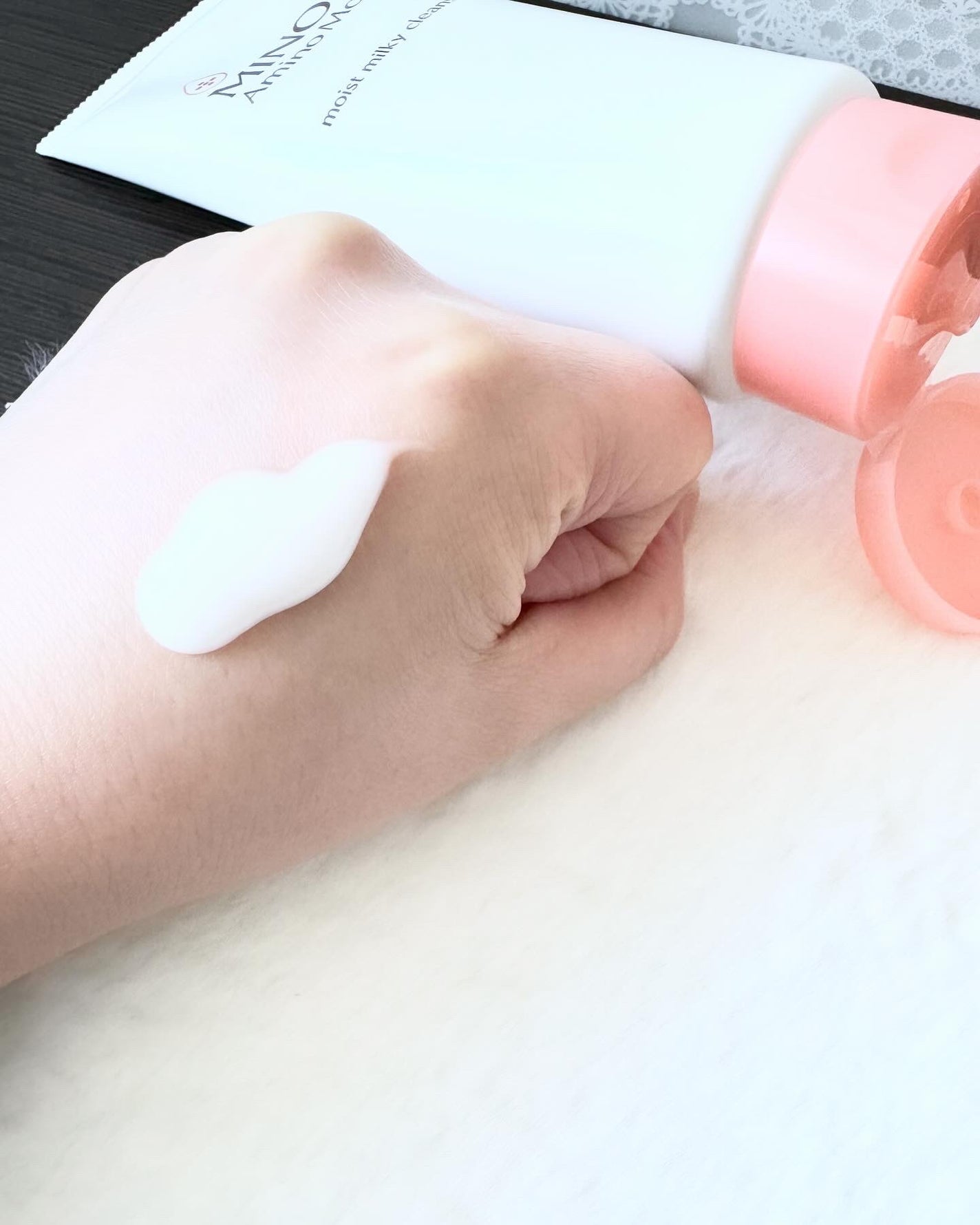 ミノン アミノモイスト モイストミルキィ クレンジング/ミノン/ミルククレンジングを使ったクチコミ(2枚目)