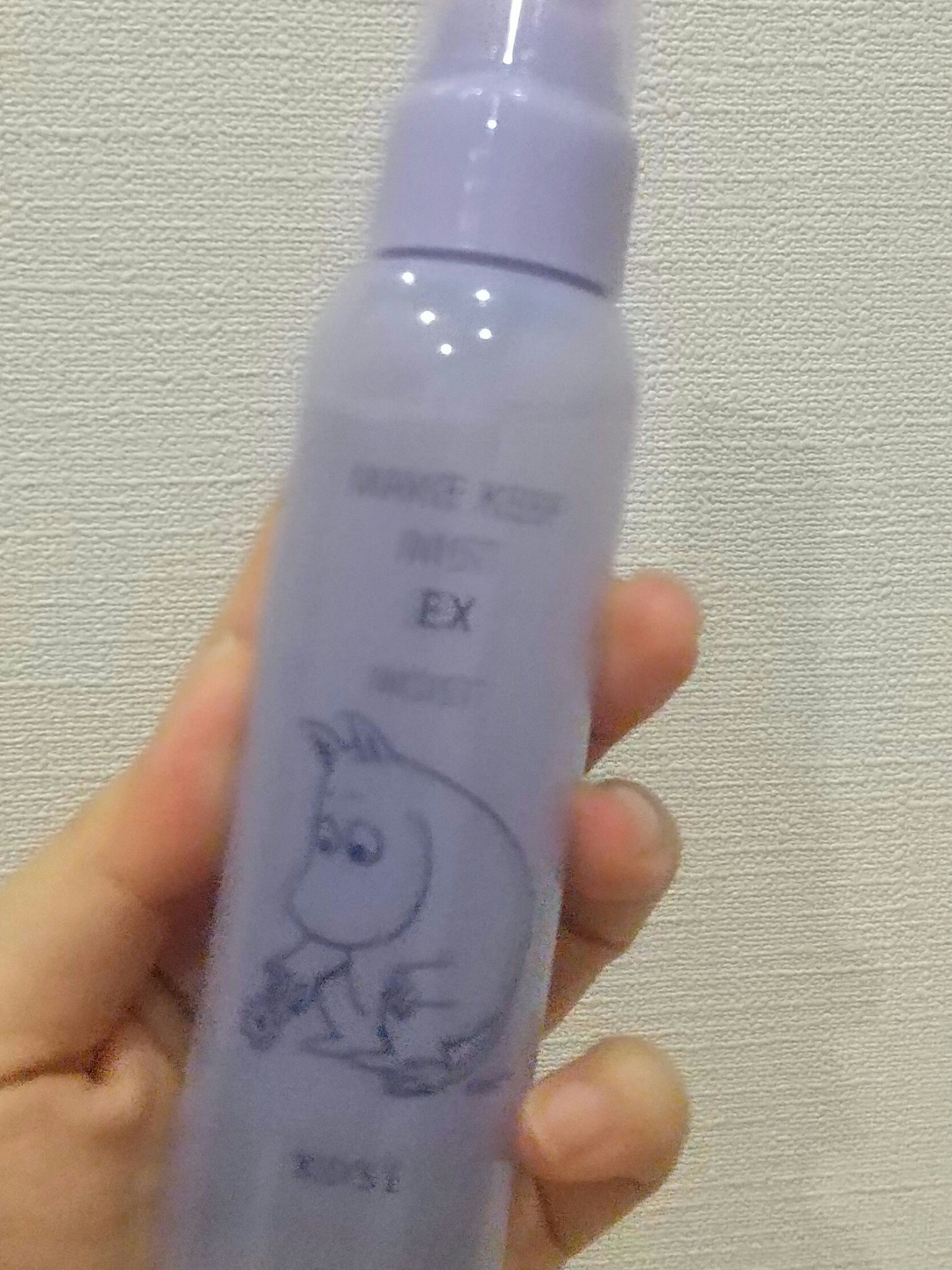 メイク キープ ミスト EX MOIST ムーミン コラボ/コーセーコスメニエンス/フィックスミストを使ったクチコミ（2枚目）