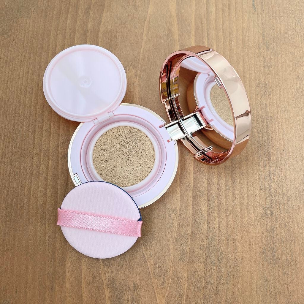 ピンクティーツリーカバークッション/APLIN/クッションファンデーションを使ったクチコミ(2枚目)