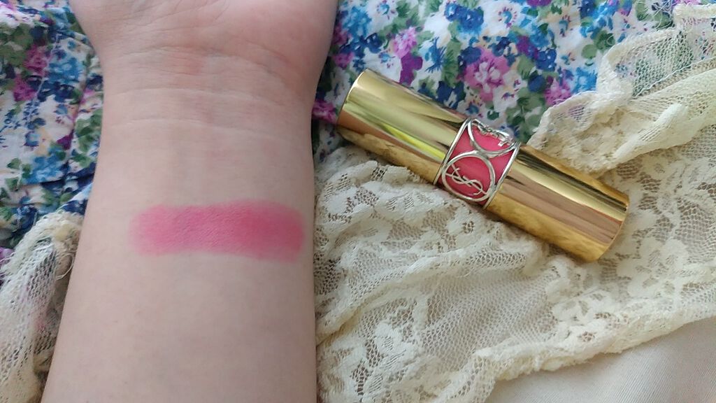 ルージュ ヴォリュプテ シャイン/YVES SAINT LAURENT BEAUTE/口紅を使ったクチコミ(2枚目)