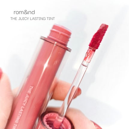 ジューシーラスティングティント/rom&nd/リップティントを使ったクチコミ(2枚目)