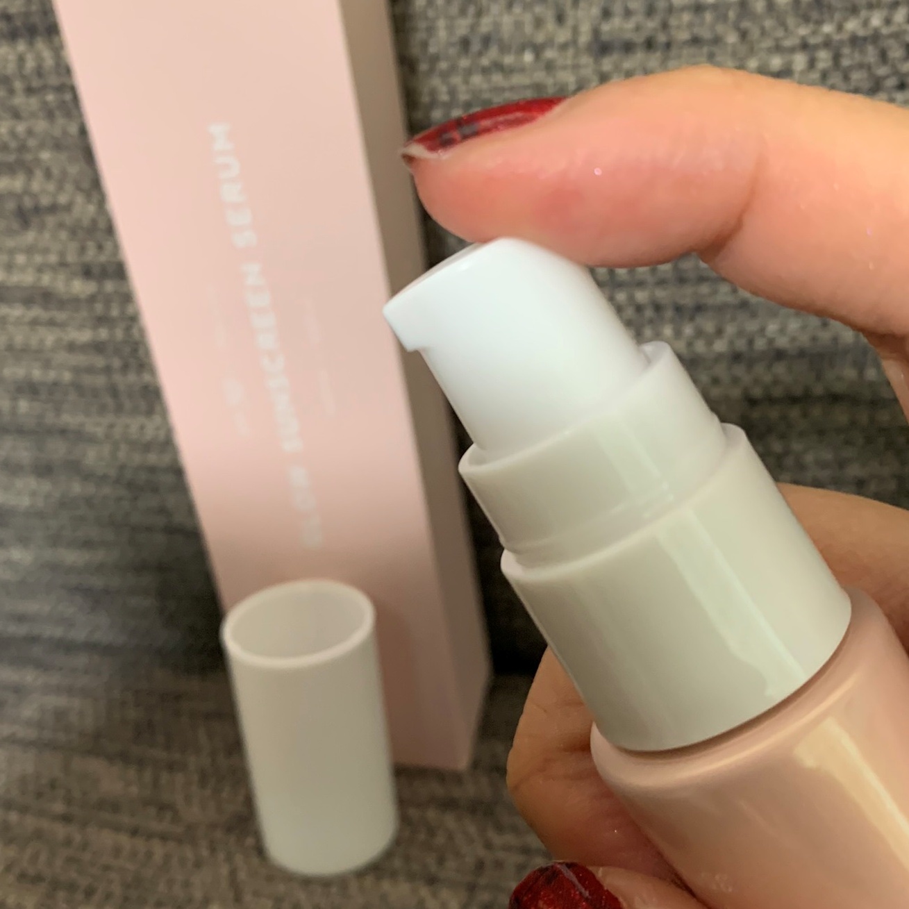 グロウサンスクリーンセラム/Her lip to BEAUTY/日焼け止めローションを使ったクチコミ（2枚目）