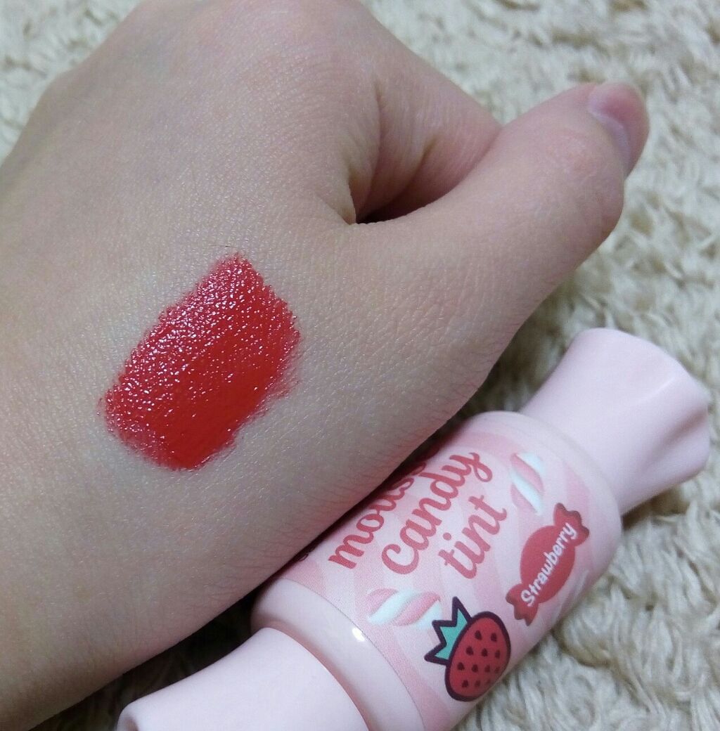 ムース キャンディー ティント/the SAEM/リップティントを使ったクチコミ（2枚目）