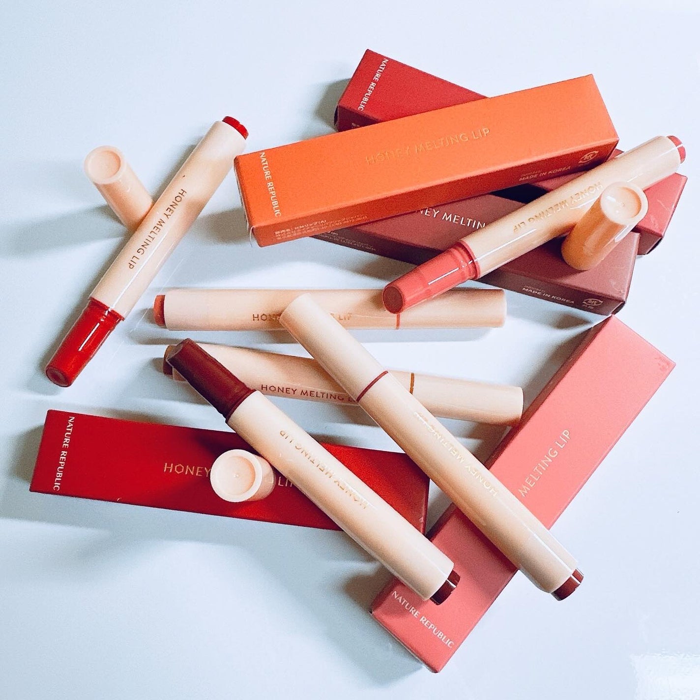 ハニーメルティングリップ/ネイチャーリパブリック/口紅を使ったクチコミ(2枚目)