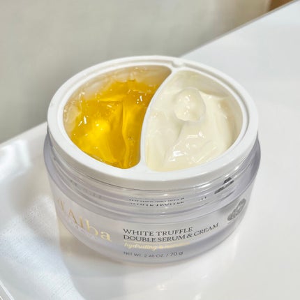 ホワイトトリュフダブルセラムアンドクリーム/ダルバ/フェイスクリームを使ったクチコミ(2枚目)