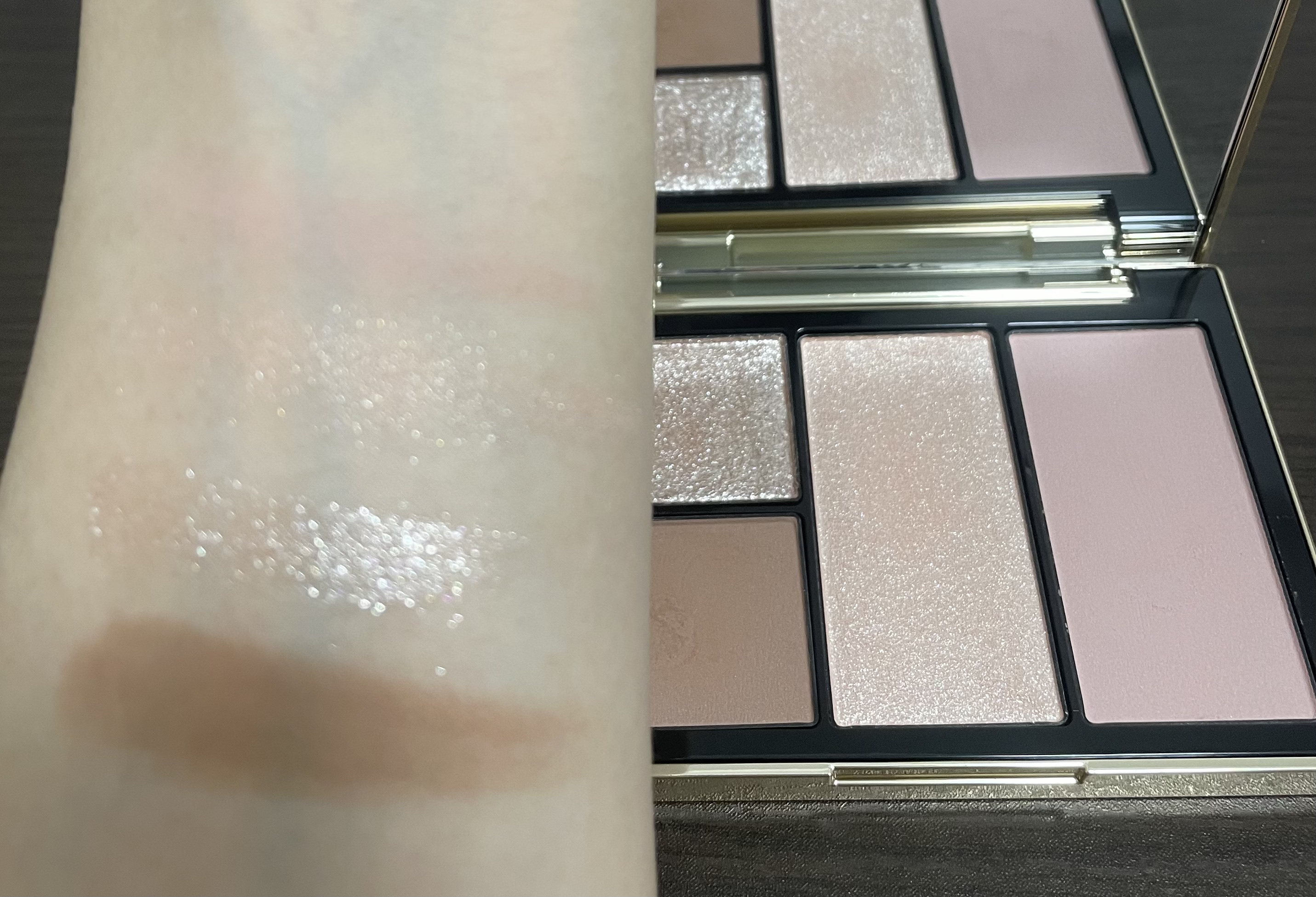 フェイス スタイリスト  EX05 Rose Lace /SNIDEL BEAUTY/アイシャドウパレットを使ったクチコミ（3枚目）