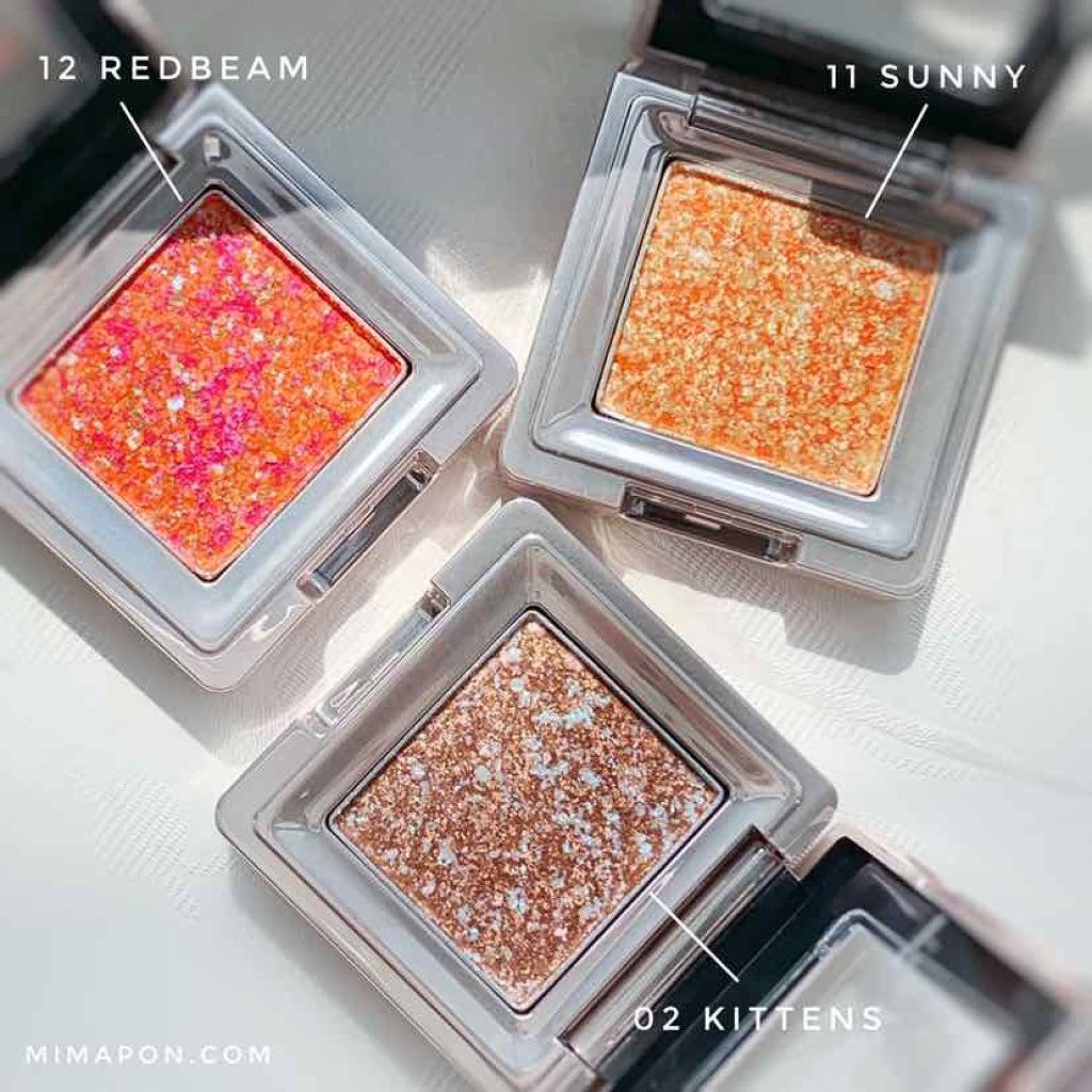 グリッタープリズム シャドウ/MISSHA/グリッターを使ったクチコミ（2枚目）