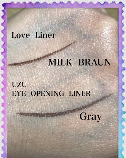 EYE OPENING LINER/UZU BY FLOWFUSHI/リキッドアイライナーを使ったクチコミ(2枚目)