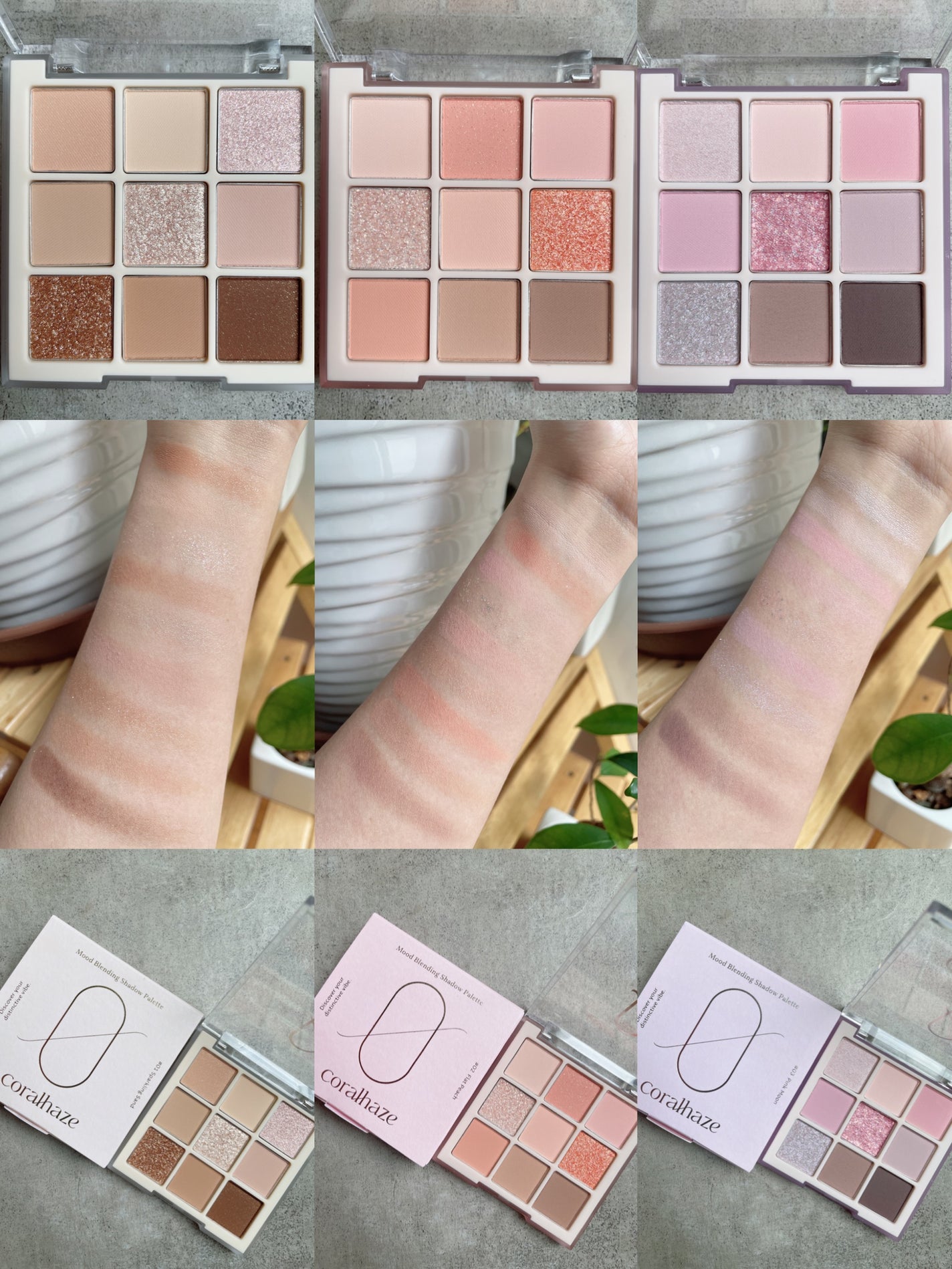 ムードブレンディングシャドウパレット/Coralhaze/アイシャドウパレットを使ったクチコミ(3枚目)