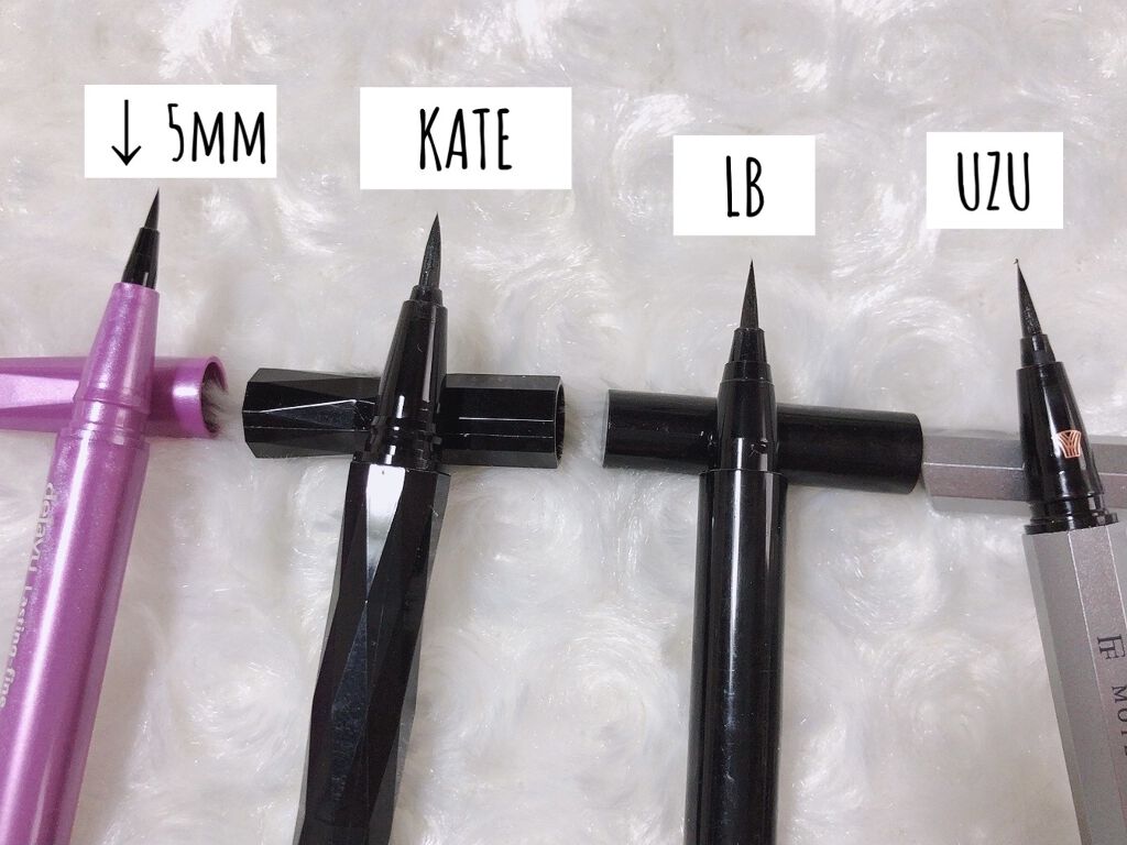 「密着アイライナー」ショート筆リキッド/デジャヴュ/リキッドアイライナーを使ったクチコミ（2枚目）