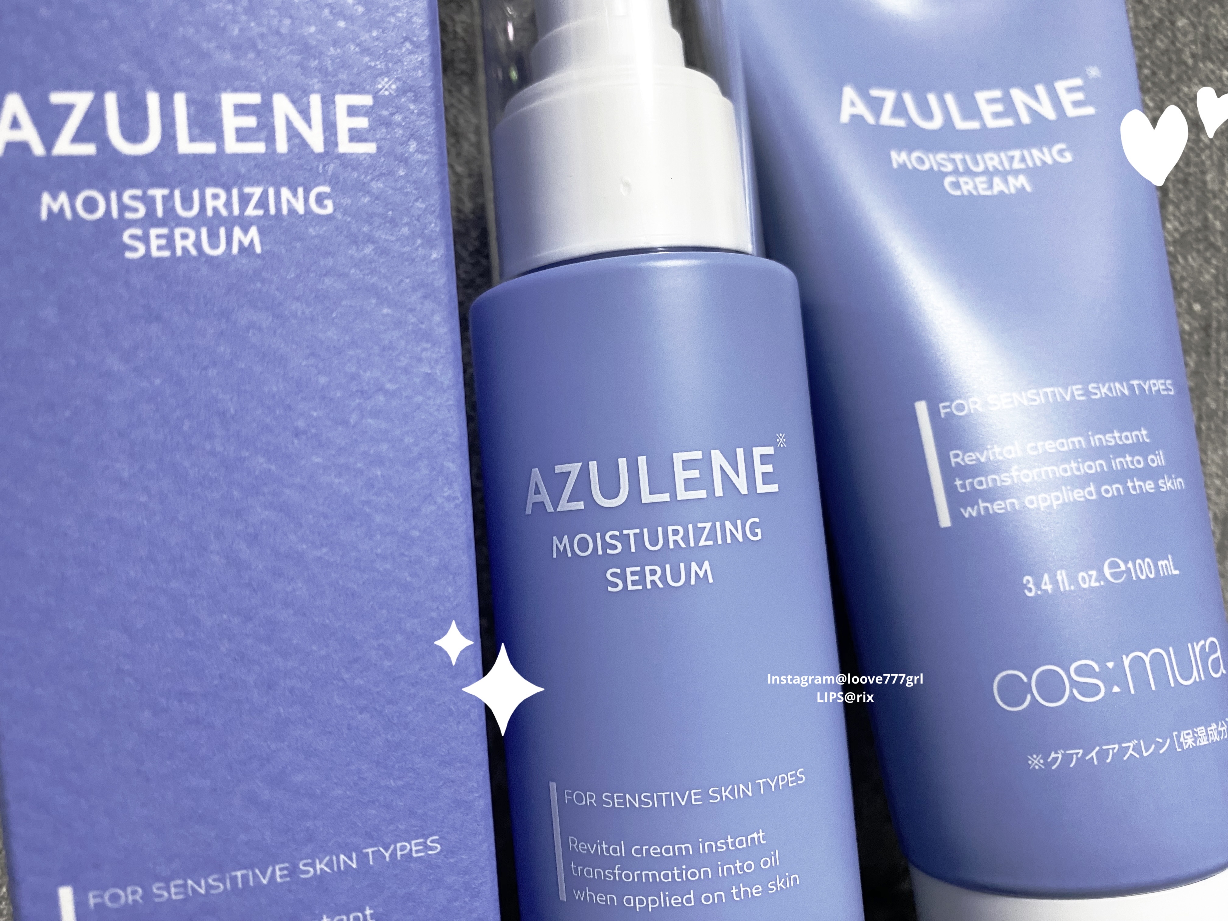 アズレンモイスチャライジングセラム/cos:mura/美容液を使ったクチコミ（2枚目）