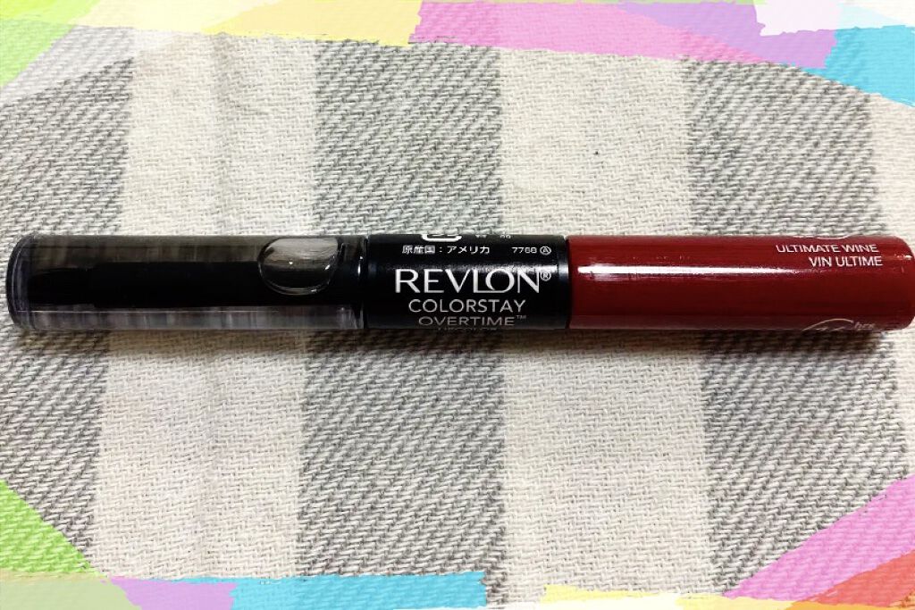 カラーステイ オーバータイム リップカラー/REVLON/リップグロスを使ったクチコミ（1枚目）