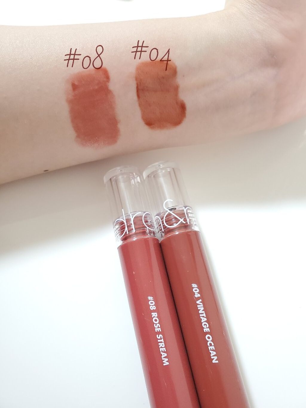 グラスティングウォーターティント/rom&nd/リップティントを使ったクチコミ（2枚目）