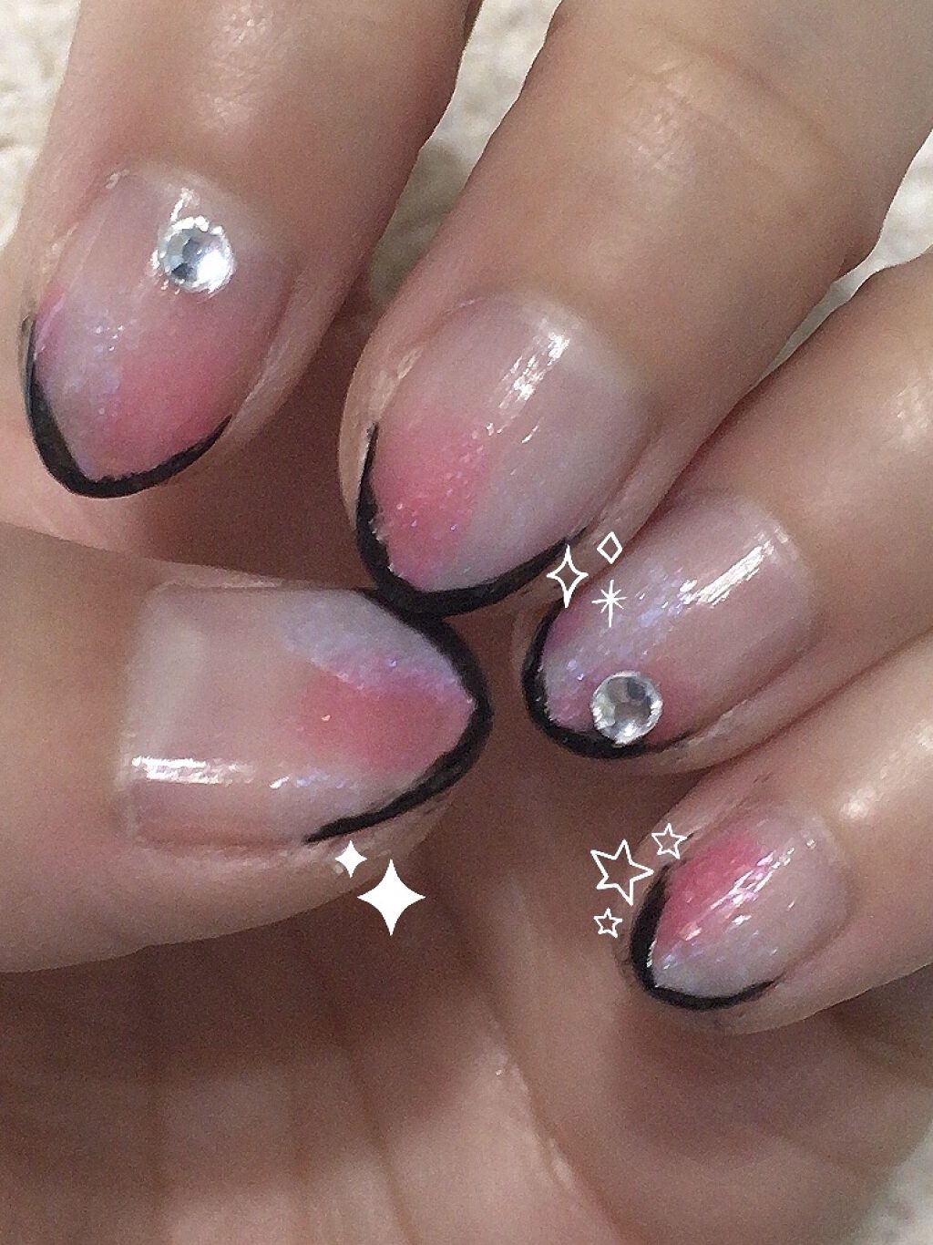 UR GLAM　COLOR NAIL SELECTION BK1＜グロッシーカラー＞/U R GLAM/マニキュアを使ったクチコミ（1枚目）