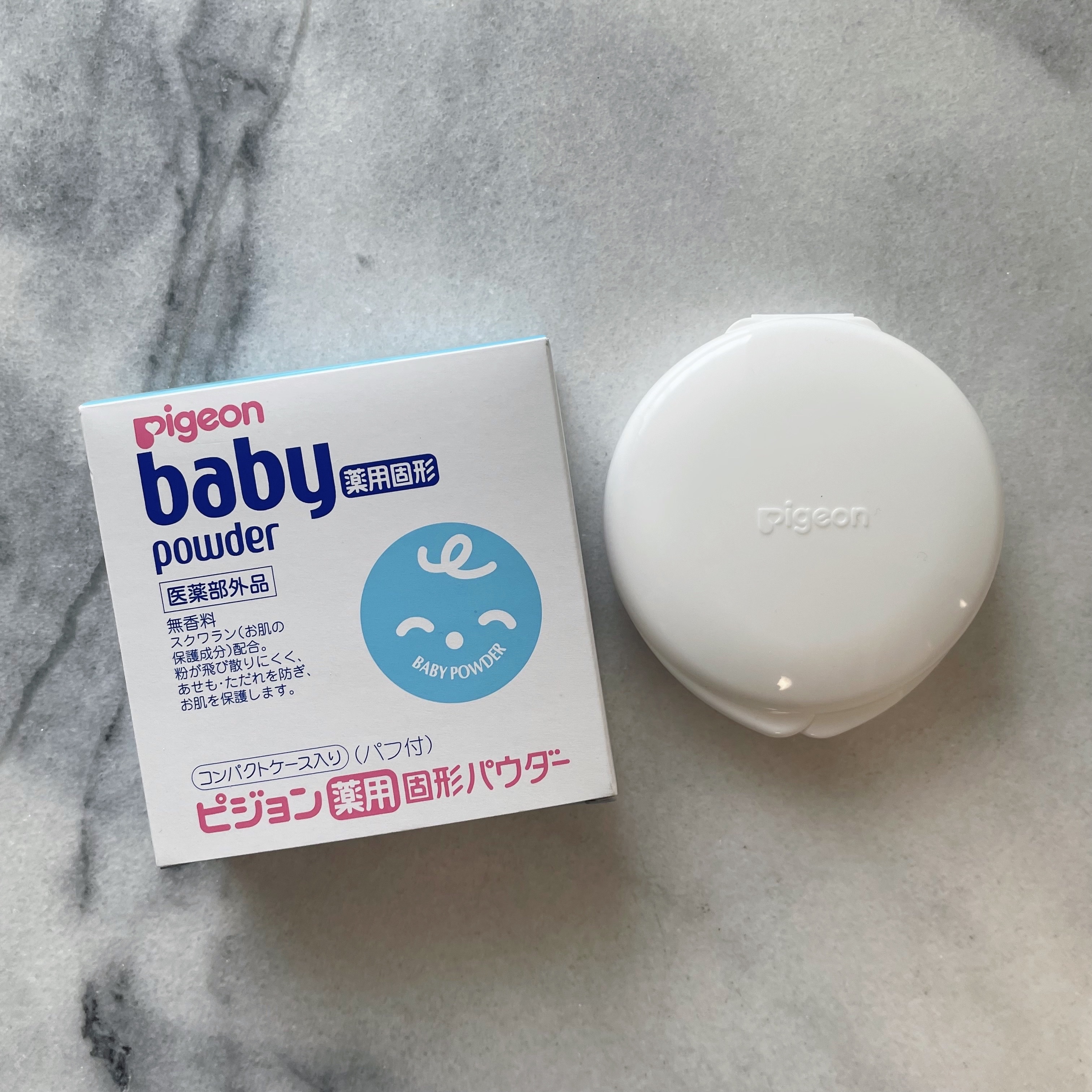 薬用固形パウダー/ピジョン/ボディパウダーを使ったクチコミ（1枚目）