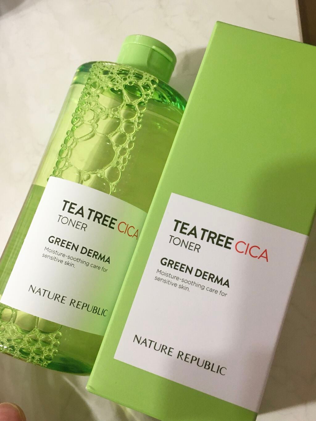 グリーンダーマ ティーツリー シカ トナー/ネイチャーリパブリック/化粧水を使ったクチコミ(2枚目)