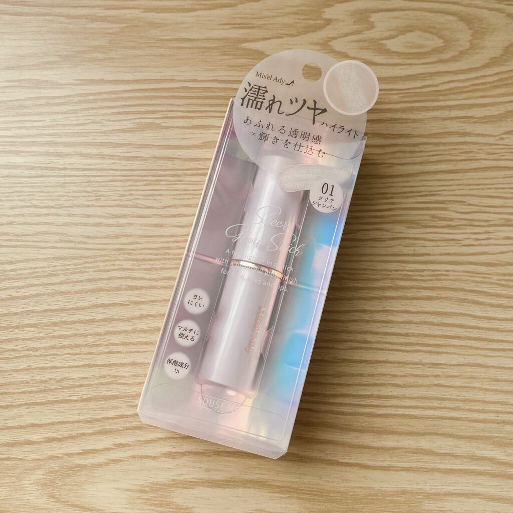 シアーグロウスティック  ハイライト/ミゼルエディ/スティックハイライトを使ったクチコミ(1枚目)