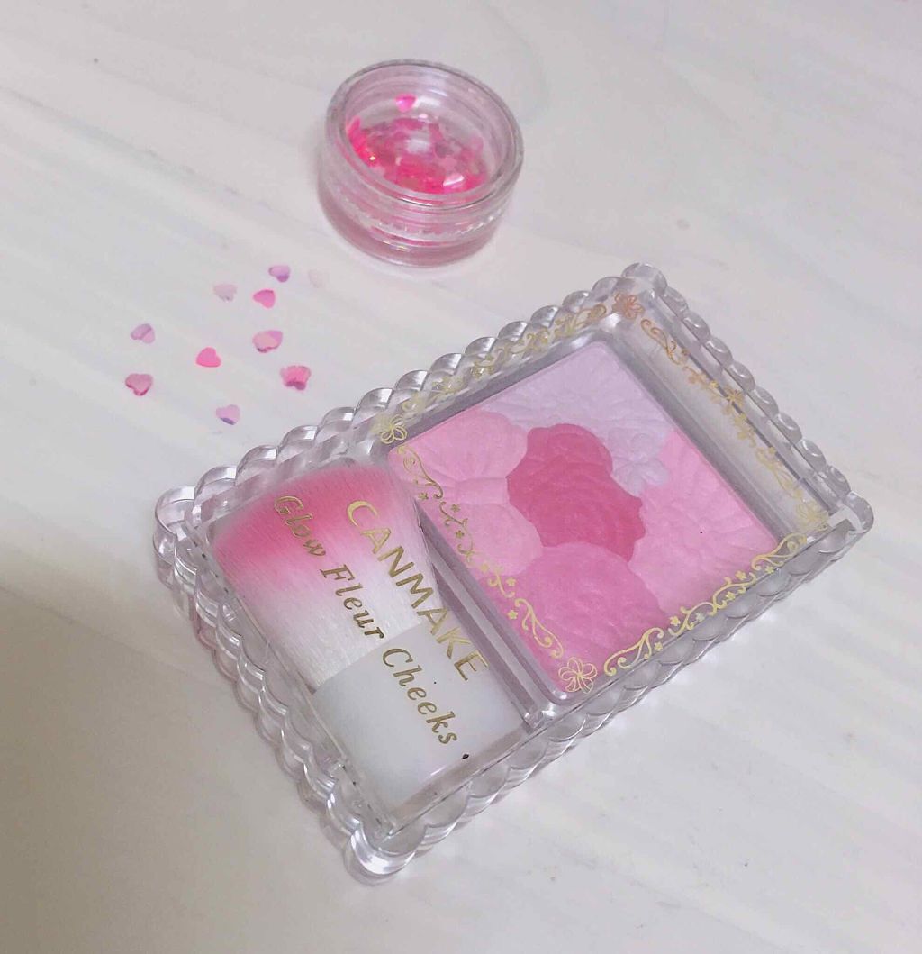 グロウフルールチークス/キャンメイク/パウダーチークを使ったクチコミ（1枚目）