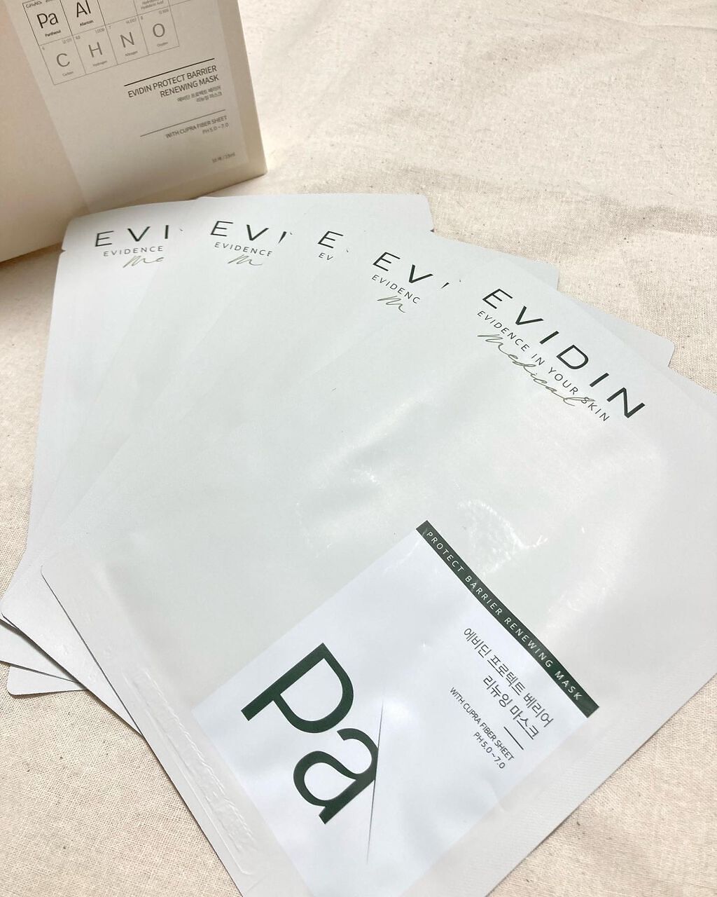 PROTECT BARRIER RENEWING MASK/EVIDIN/シートマスク・パックを使ったクチコミ（1枚目）