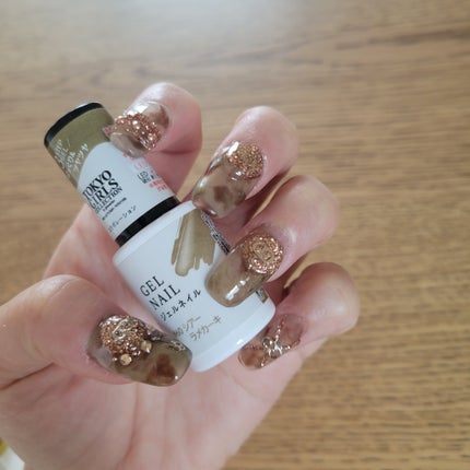 ジェルネイルDA 60 シアーラメカーキ/IDATE/ジェルネイルの画像