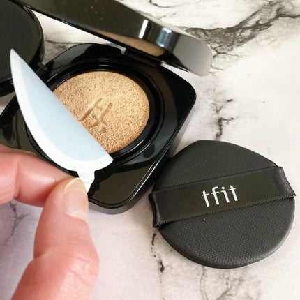 レイヤリングフィット グロークッションEX/TFIT/クッションファンデーションを使ったクチコミ(2枚目)