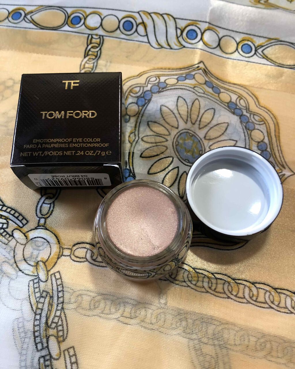エモーションプルーフアイカラー 04 ブリュットロゼ/TOM FORD BEAUTY/ジェル・クリームアイシャドウを使ったクチコミ（1枚目）