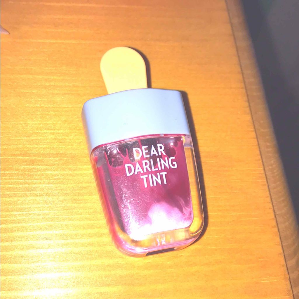 ディアダーリン ウォータージェルティント (アイスティント)/ETUDE/口紅を使ったクチコミ(3枚目)