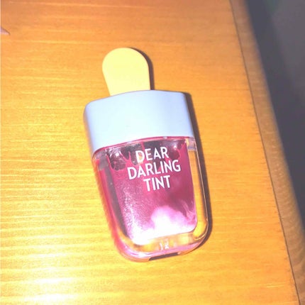 ディアダーリン ウォータージェルティント (アイスティント)/ETUDE/口紅を使ったクチコミ(3枚目)