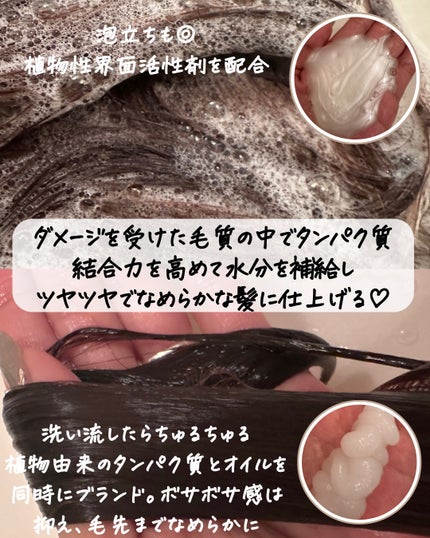 クンダル ダメージケア シャンプー/トリートメント/KUNDAL/市販シャンプーを使ったクチコミ(3枚目)