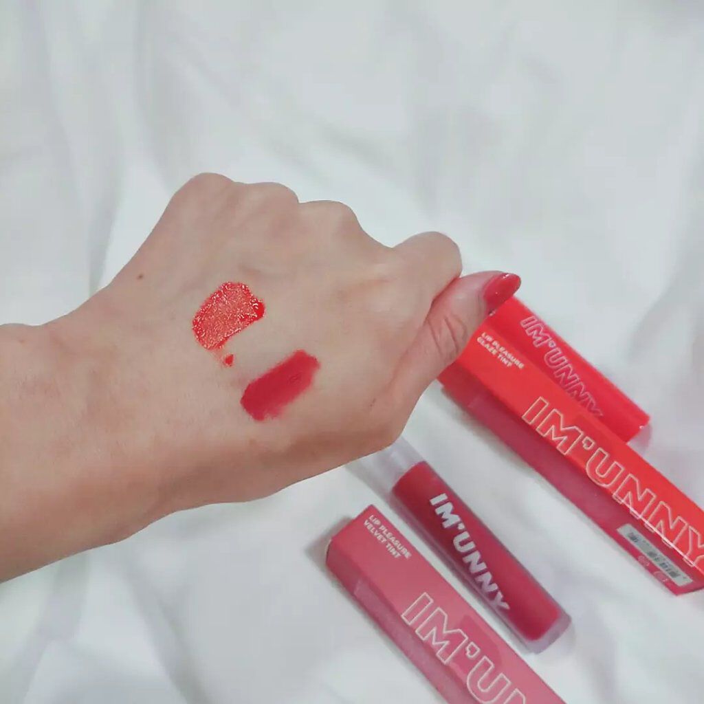リッププレジャーグレーズティント/IM UNNY/リップティントを使ったクチコミ（3枚目）