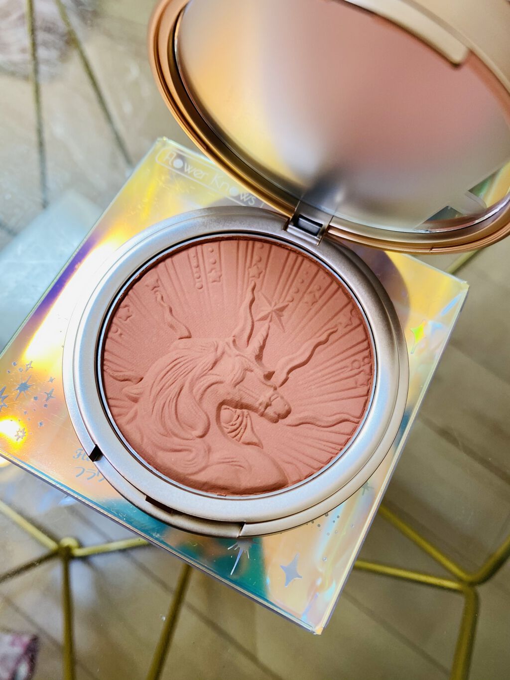 ユニコーンシリーズ チークブラッシュ/FlowerKnows/パウダーチークを使ったクチコミ（2枚目）