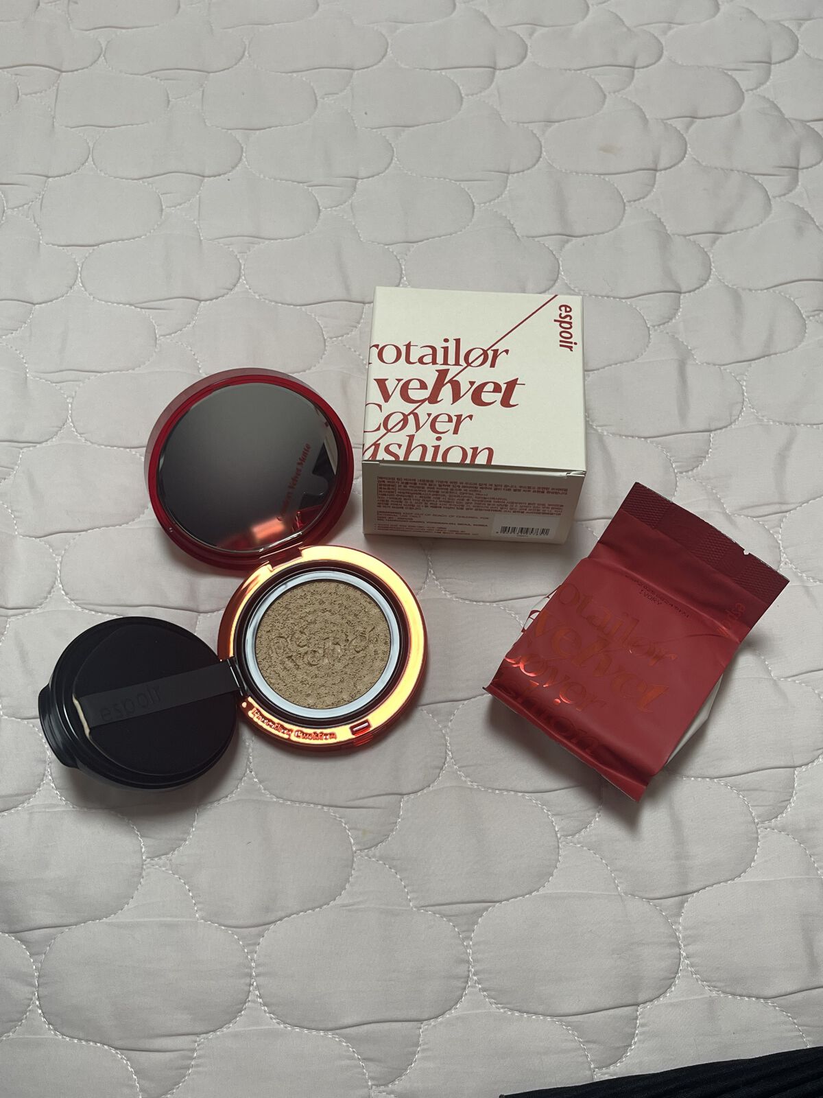 プロテーラービーベルベットカバークッション/espoir/クッションファンデーションを使ったクチコミ（1枚目）