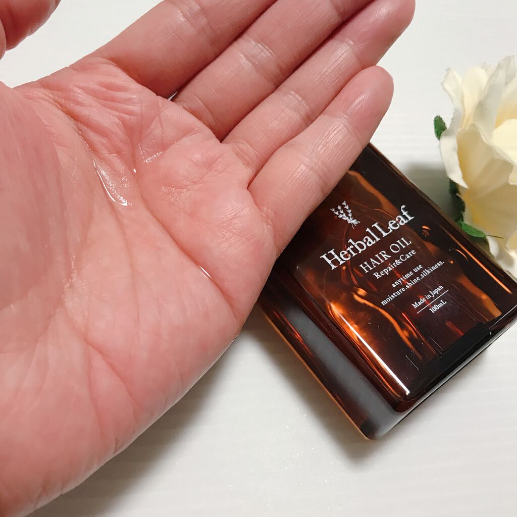 オーガニックヘアオイル フレッシュティーの香り/ハーバルリーフ/ヘアオイルを使ったクチコミ（2枚目）