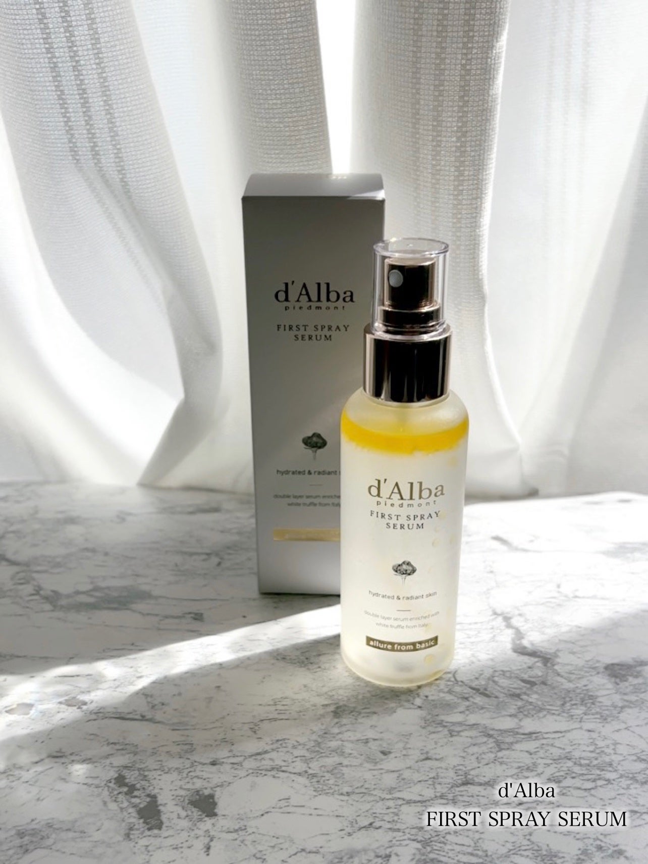 ダルバ ホワイトトリュフファーストスプレーセラム/ダルバ/ミスト状化粧水を使ったクチコミ(8枚目)